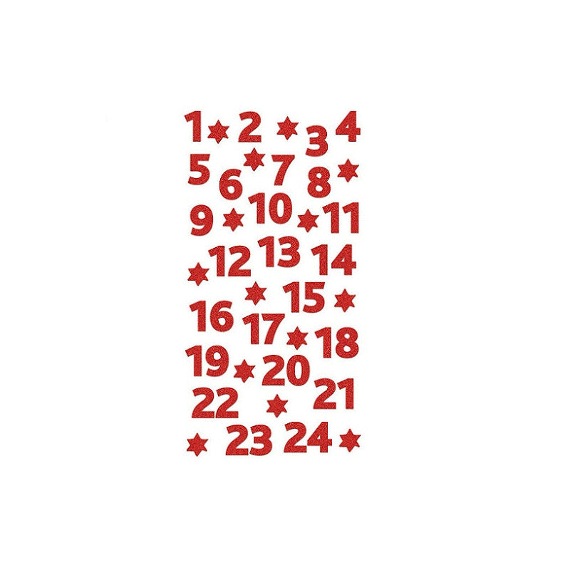 Numbers And Starts Stickers