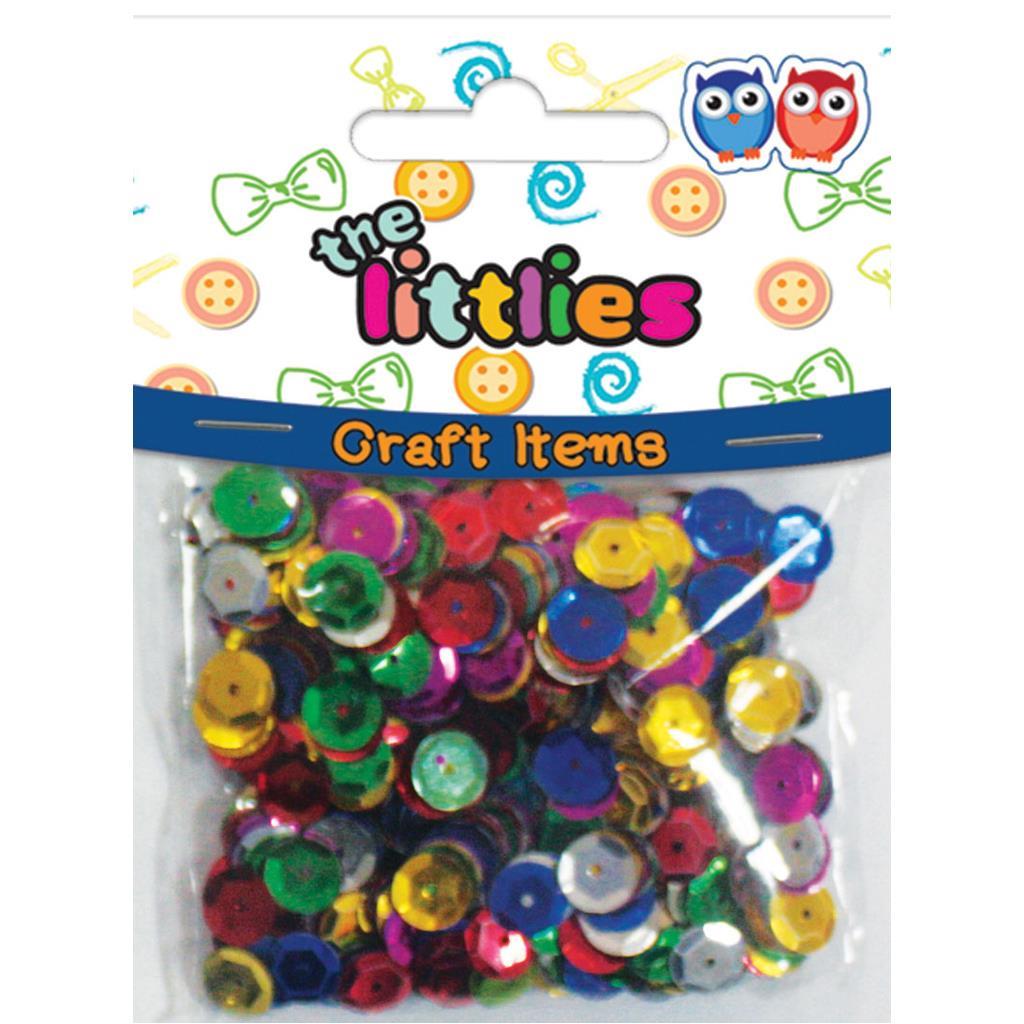 Sequins Round Asst. Colored 8Mm - 14Gr