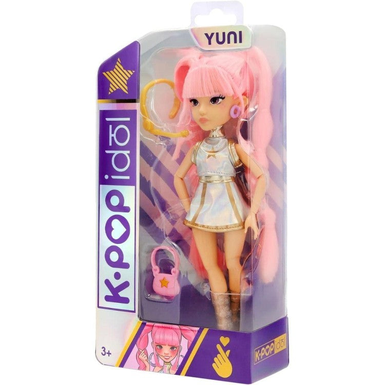 K-Pop Fashion Doll Yuni Pop Star Dress Up Doll with Accessories
