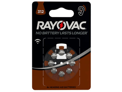 Hearing Aid Batteries 312