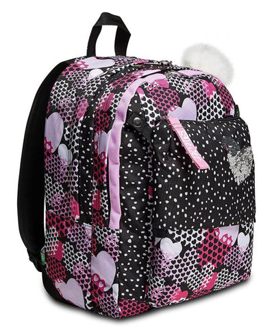 Seven 2 Zip Backpack Over Heart Girl