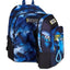 Zaino Scuola Seven Dual Detach Blu Fusion - 2 large compartments fit A4 - 2 bags in 1