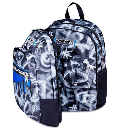 Seven - Quick Graffiti Boy 2 in 1 Backpack  2 Large compartments