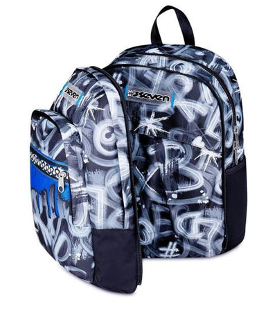 Seven - Quick Graffiti Boy 2 in 1 Backpack  2 Large compartments