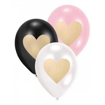 Ballons Latex Love X6Pcs