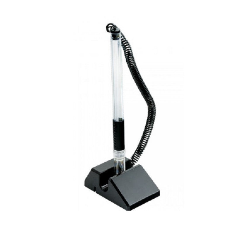 Pen stand with 3 blue pens