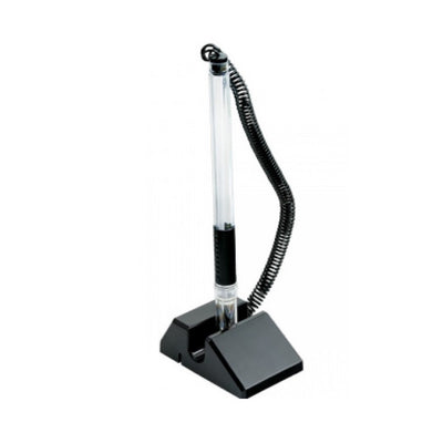 Pen stand with 3 blue pens