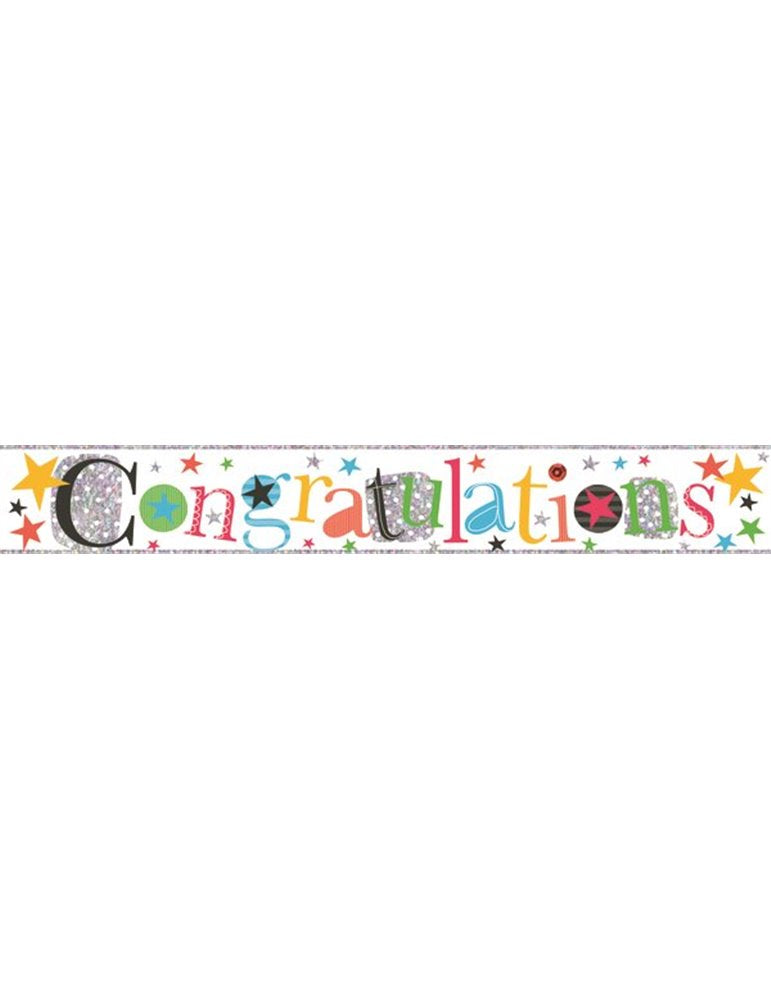 Congratulations Banner 2.5Mtrs