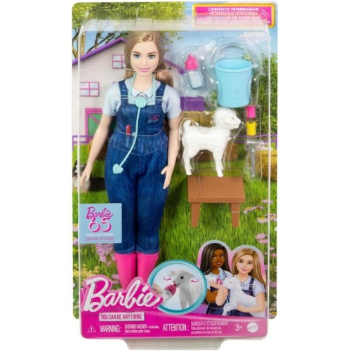 Barbie 65th Anniversary Careers Farm Vet Doll