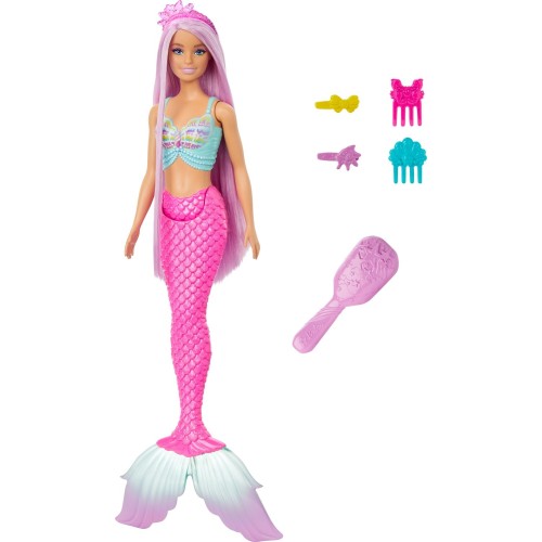 Barbie Mermaid Doll with Long Pink Fantasy Hair