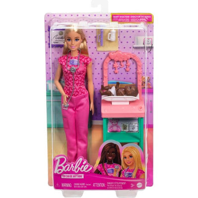 Barbie Baby Doctor Playset with Blonde Doll