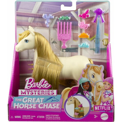 Barbie Mysteries The Great Horse Chase Tornado Pony and Accessories