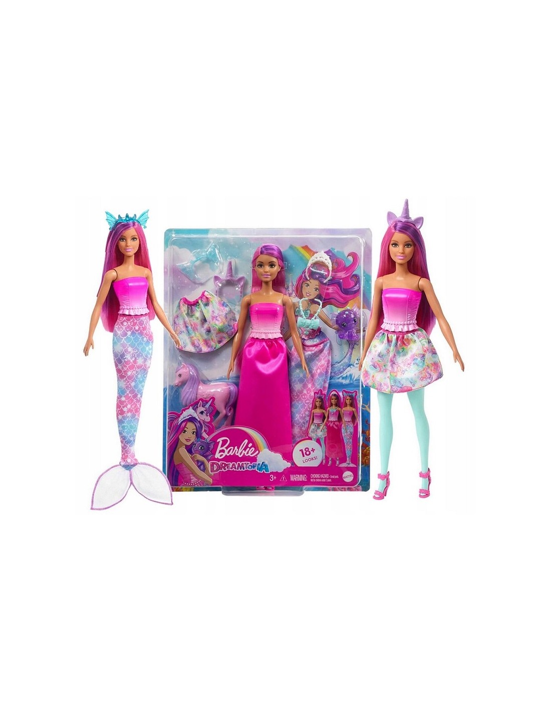 Barbie Dreamtopia Doll With Removable Mermaid Tail