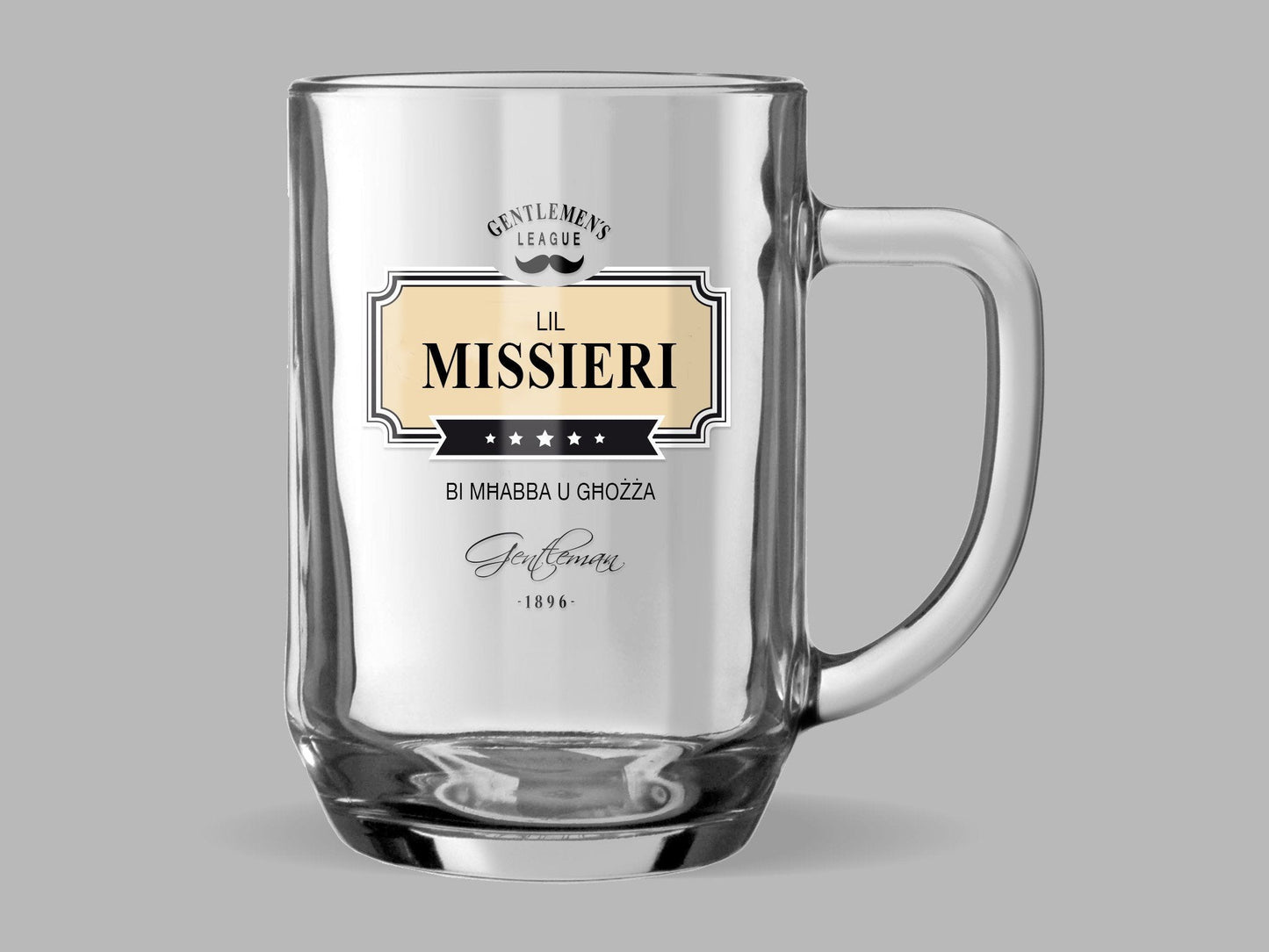 Tazza Tal-Birra Lil Missieri Bi Mħabba U Għożża