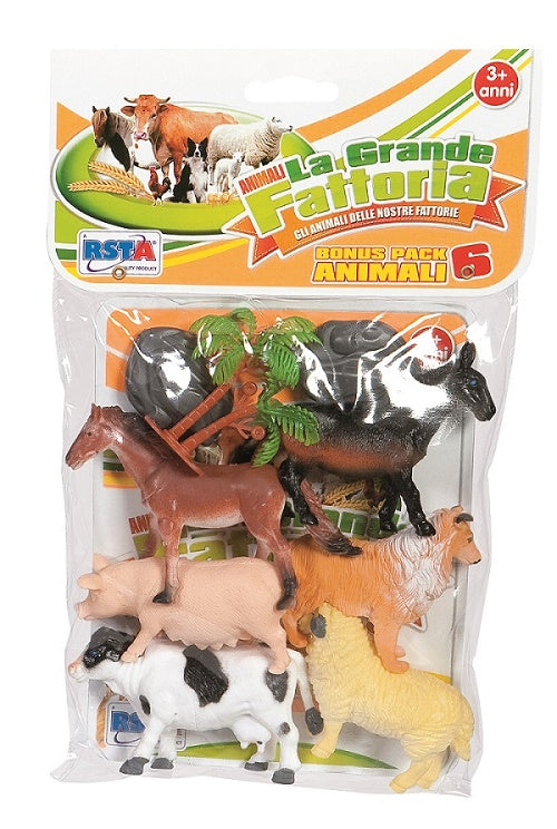 Farm Animal Playset 6Pcs