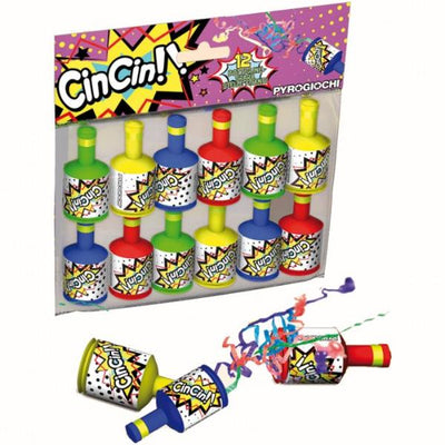 Party Popper Bottles x12 pcs
