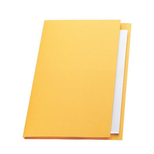 Tab File - Square Cut Folder A4 Yellow