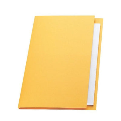 Tab File - Square Cut Folder A4 Yellow