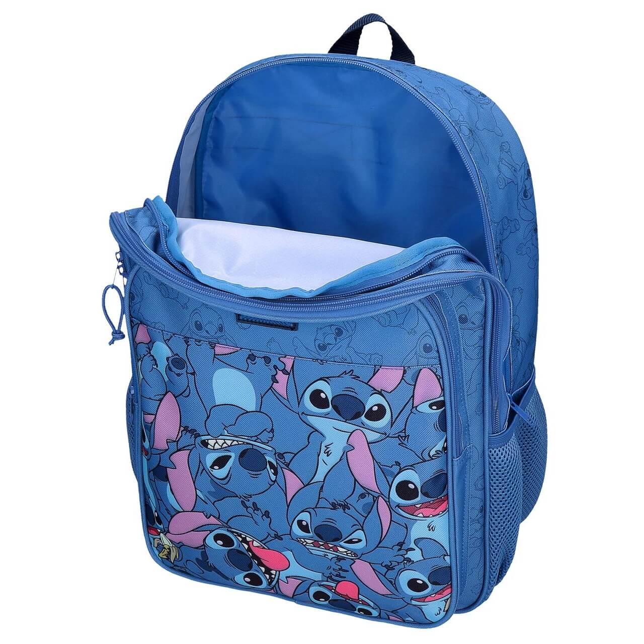 Stitch Backpack 40Cm Happy Stitch 2 Zip Fit A4