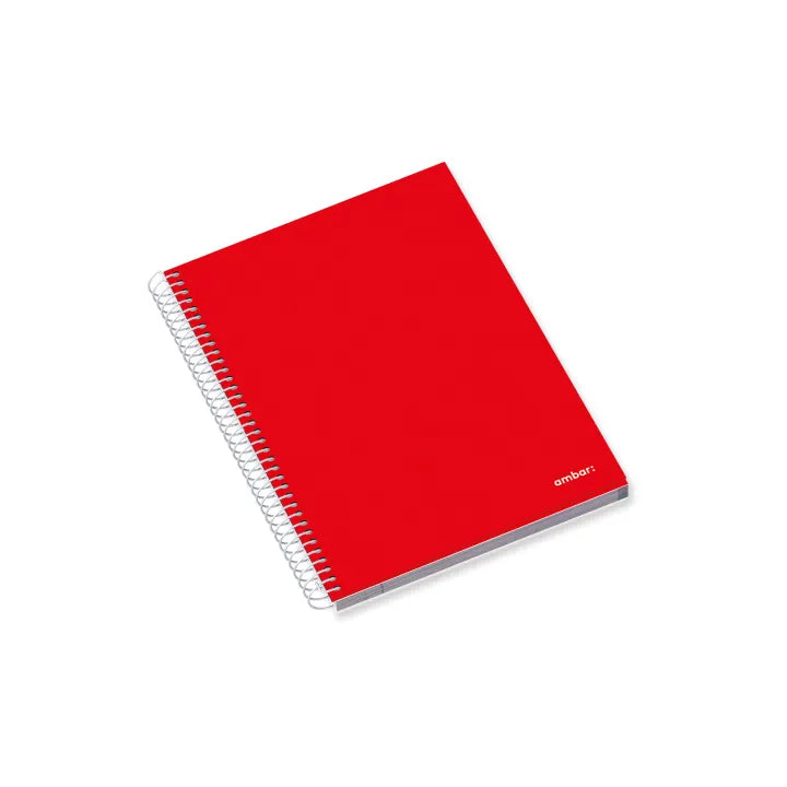 Spiral Bound Lined Notebook A5 x1 colour