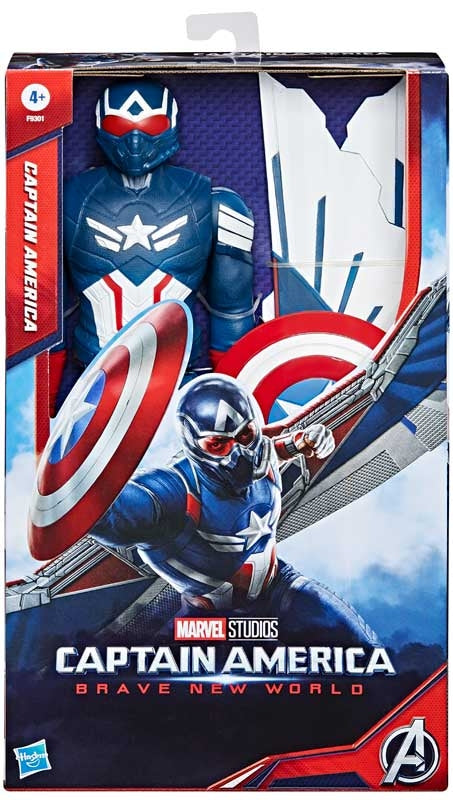 Marvel Studios Captain America Brave New World Titan Hero Series Deluxe Captain America