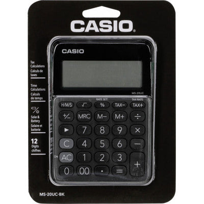 Casio 12 Digits - Black Colour