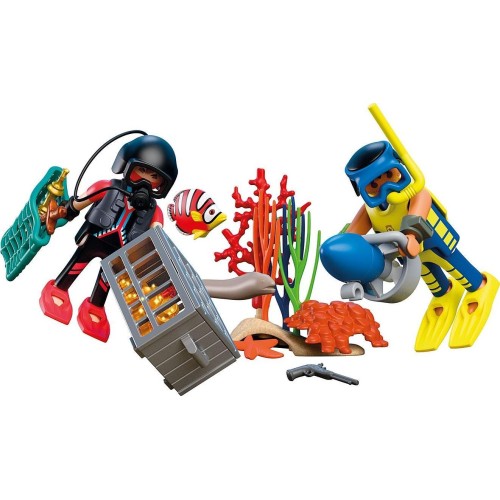 Playmobil City Action Police Diver With Treasure 72078
