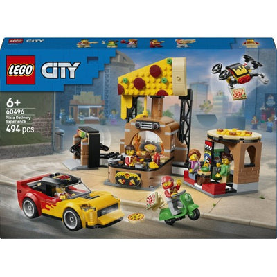 LEGO City Pizza Delivery Experience with Vehicles 60496