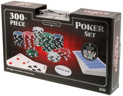 Premium Classics Game 300pc Poker Chip - Set in Aluminium box