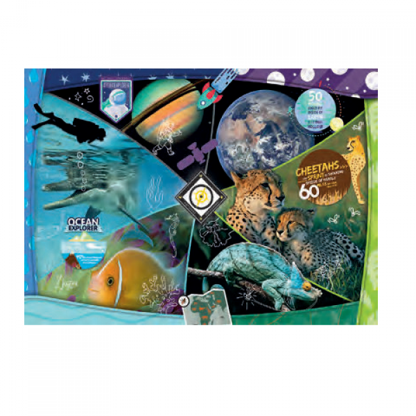 Puzzle 104 Pieces National Geo Kids