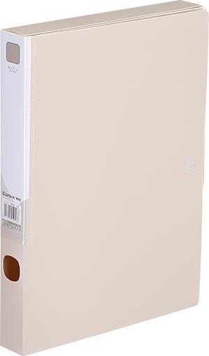 BOX FILE A4 35MM WTH BUTTON - PASTEL BEIGH