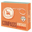 Legami Vintage Memories Compass Keyring