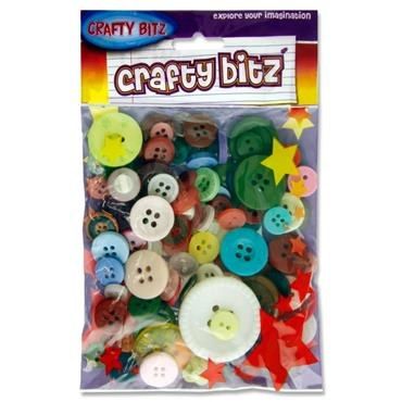 Crafty Bitz Assorted Craft Buttons