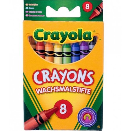Crayola - Coloured Crayons X8Pcs