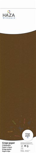 Crepe Paper 2.5X0.50 Mtr Brown