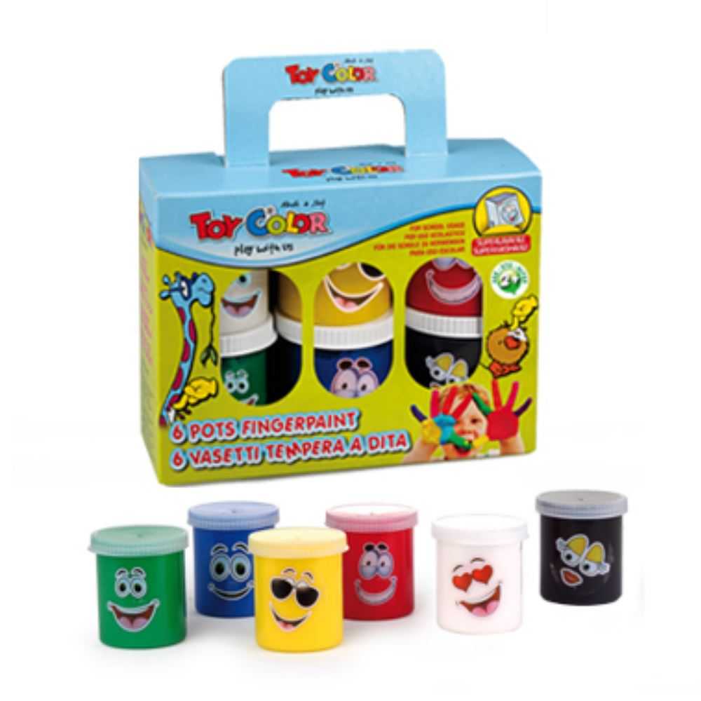 Finger Paints X6 Pots