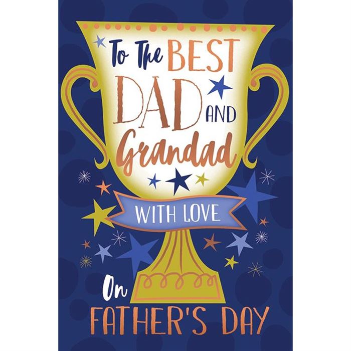 Father s day card - To the best DAD and GRANDAD with love