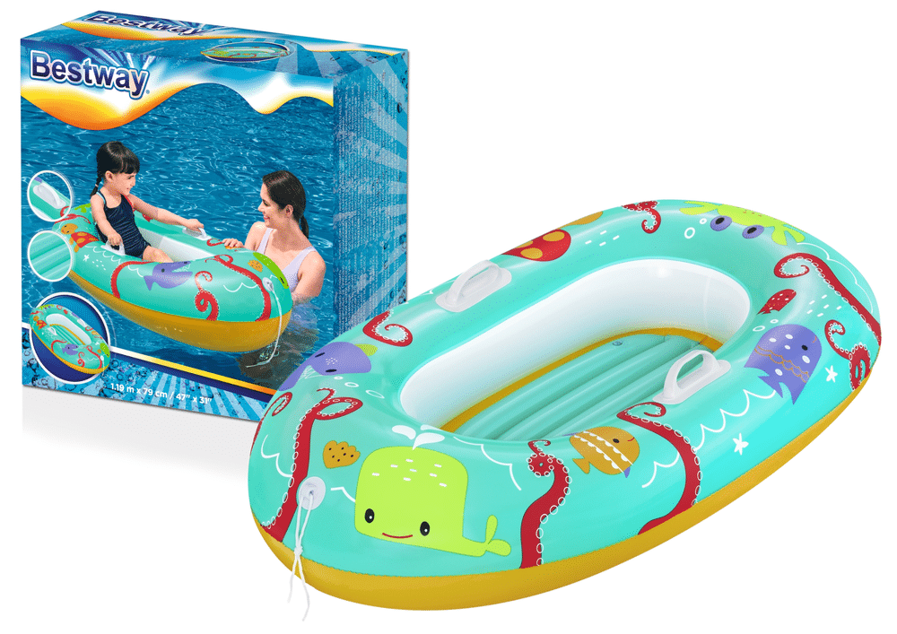 Little Girl Inflatable Raft Inflatable Water Fun Float Raft for Kids Boys and Girls – Eduline Malta
