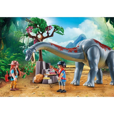 Playmobil Dinos Brachiosaurus With Hovercraft - 71819