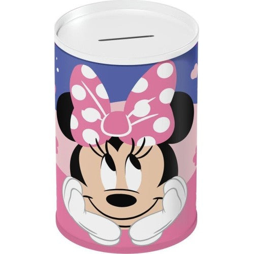Disney Minnie Mouse Metal Piggy Bank 10x15cm