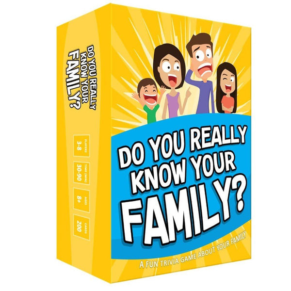 Do You Really Know Your Family? Card Game