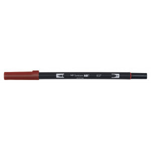 Tombow Dual Brush Pen Wine Red 837