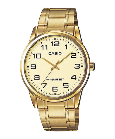 Casio Men'S Analogue Gold Metal Watch