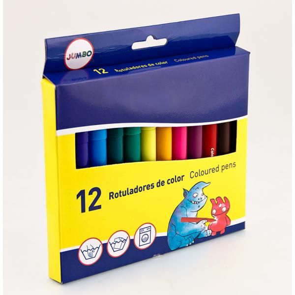 Felt Tip Jumbo Coloured Pens 