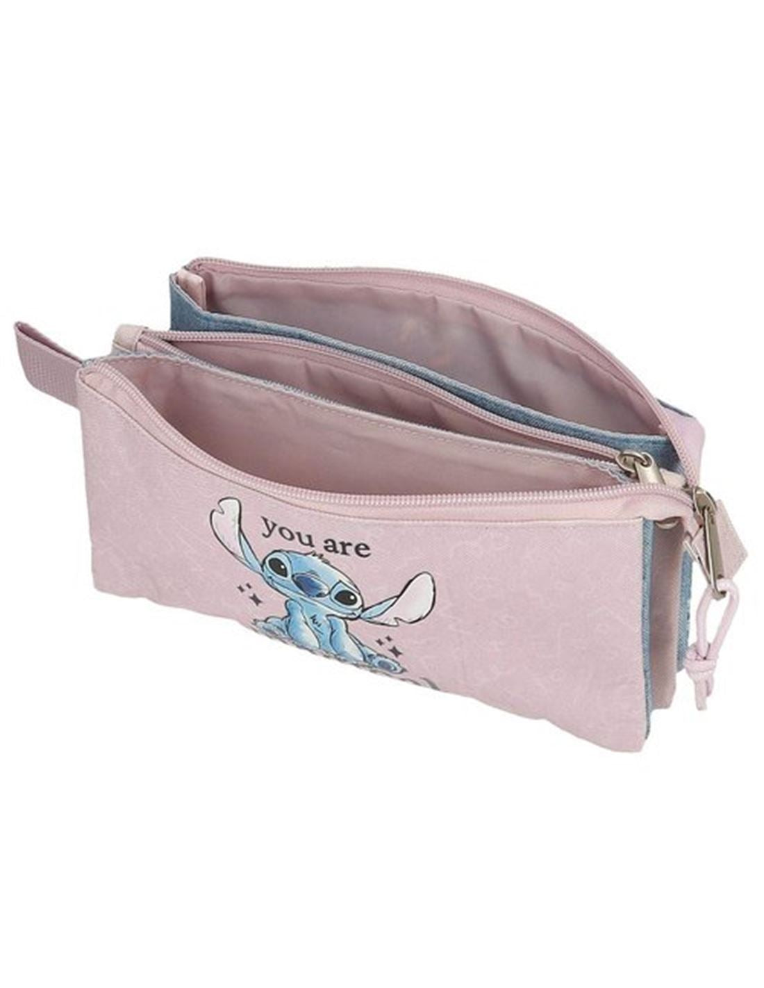 Stitch You Are Magical Pencil Case - 2 Zip 3 Pockets