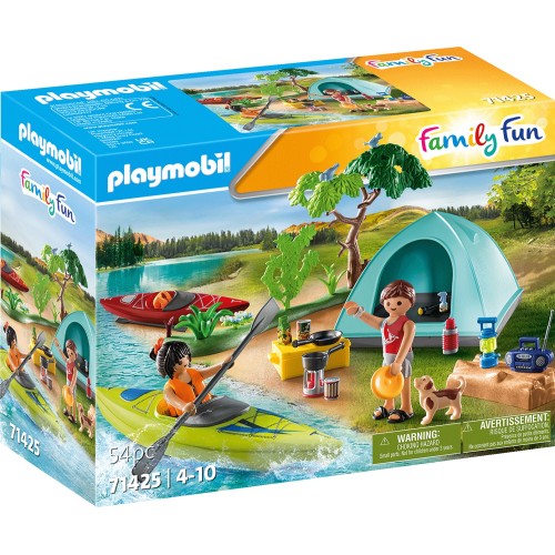Playmobil Family Fun Campsite With Campfire - 71425