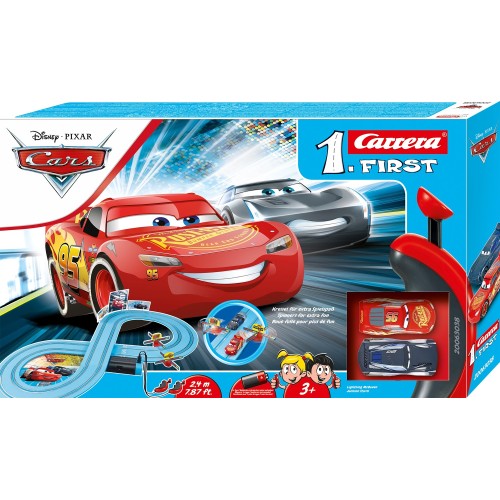 CARRERA First Disney Pixar Cars Power Duell with Spinners for extra fun