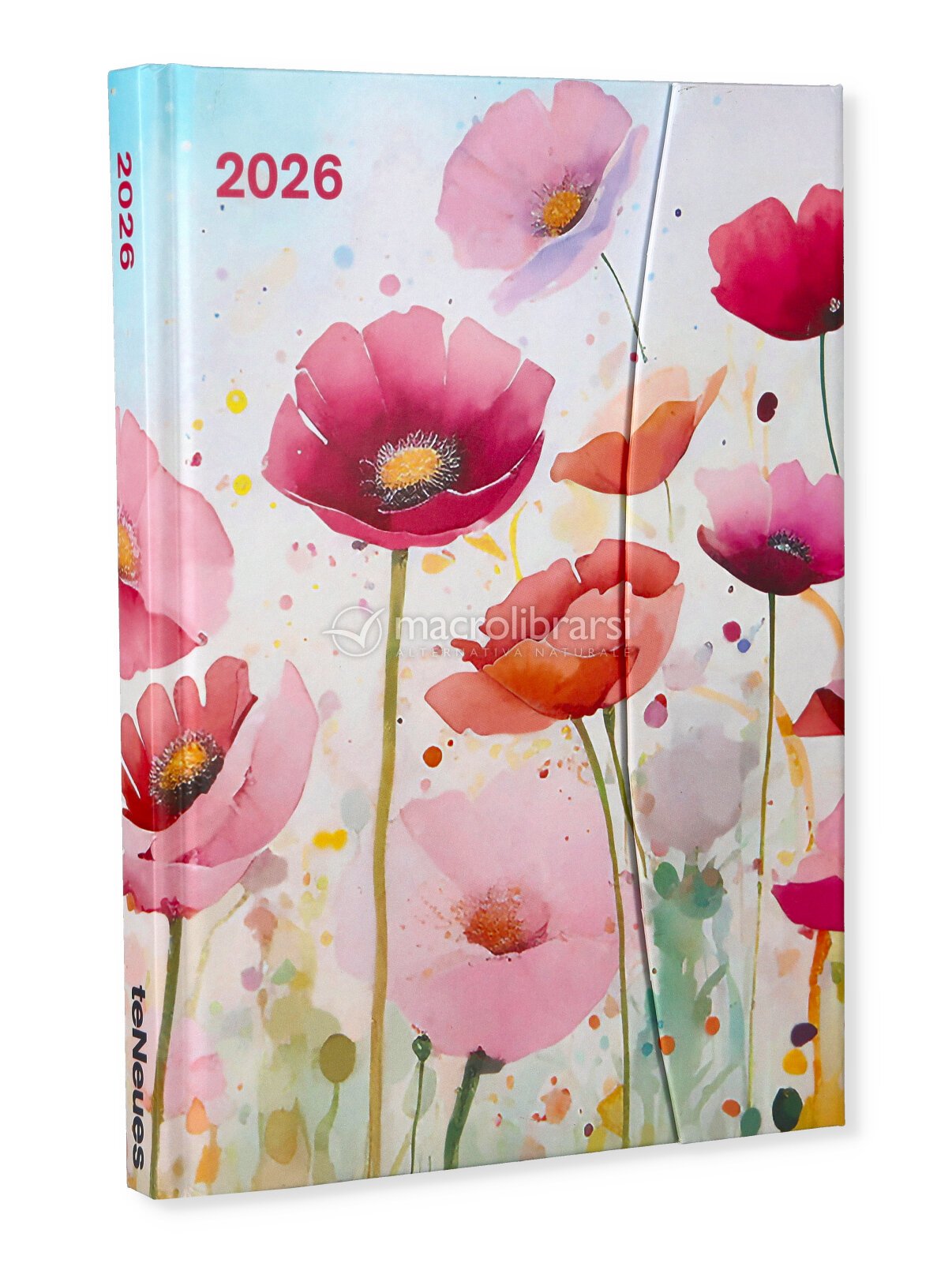 Bright Flowers 2026 Diary-  Calendar 16x22 cm