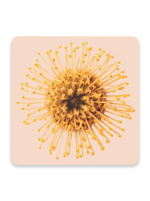 Yellow Floral Coaster