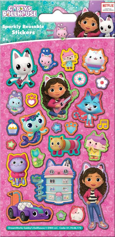 Gabbys Dollhouse Foil Stickers